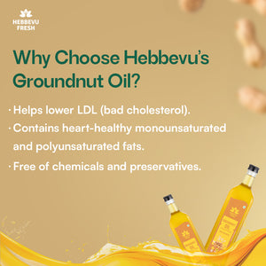 Wood Pressed Groundnut Oil