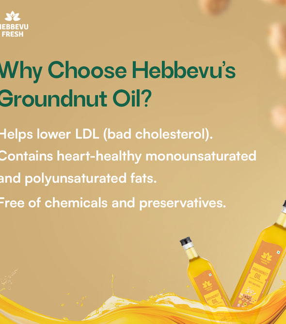 Wood Pressed Groundnut Oil